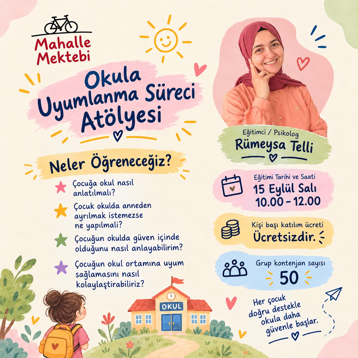 Rümeysa TELLİ - Okula Uyumlanma Süreci Atölyesi