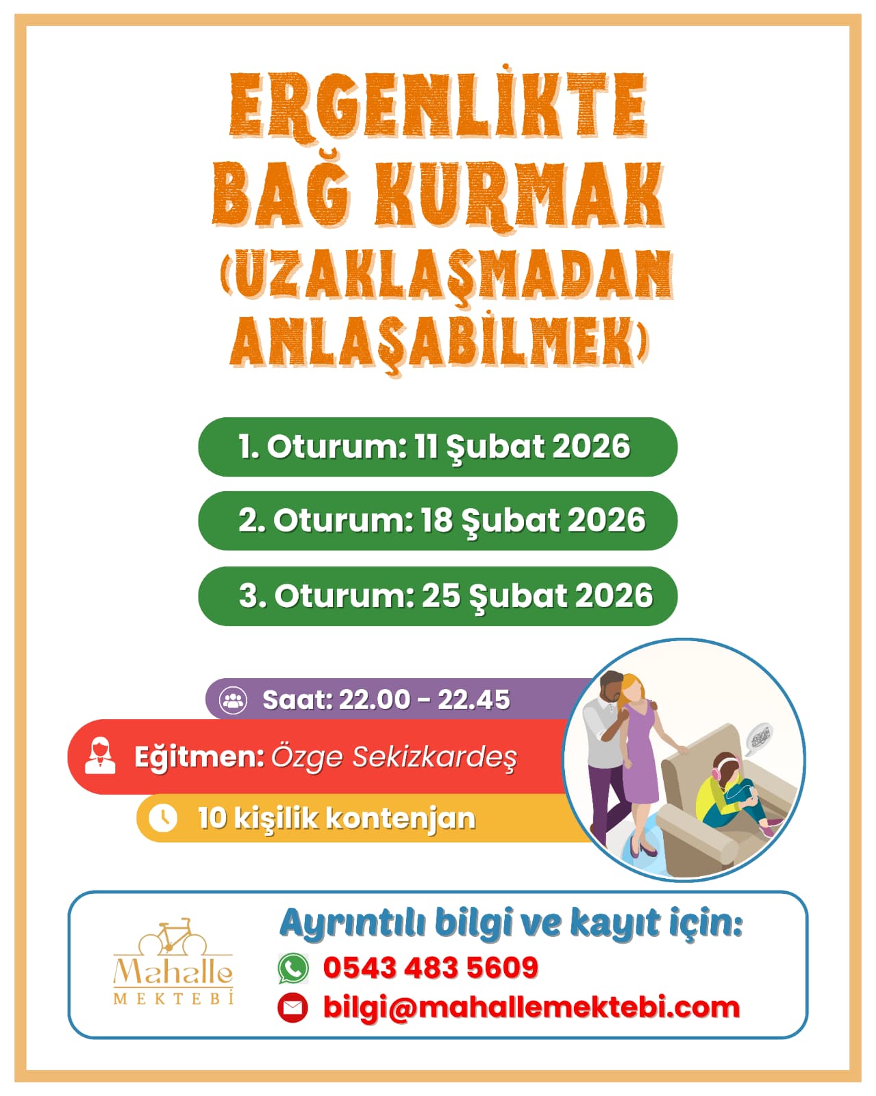 Özge SEKİZKARDEŞ - Ergenlikte Bağ Kurmak